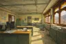 SGM Studios animation background: a sunlit office with wooden windows