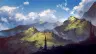 SGM Studios animation background: green hills under a blue sky