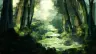 SGM Studios animation background: a stream running through a green forest